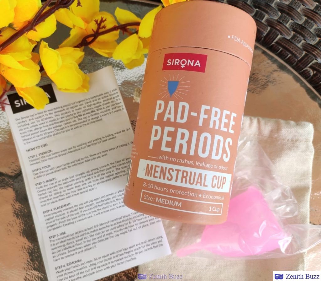 Sirona Reusable Menstrual Cup for Women 