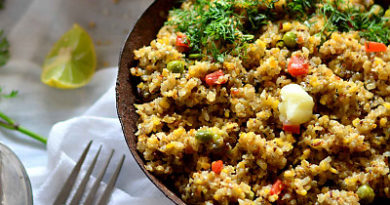 Foxtail Millet Upma - Summy snack for people with Diabetes